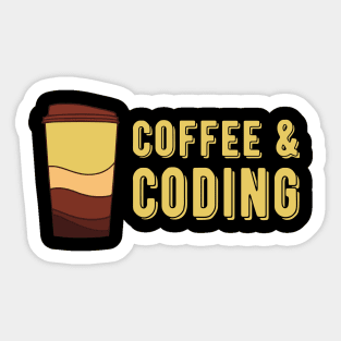 Coffee & Coding Sticker